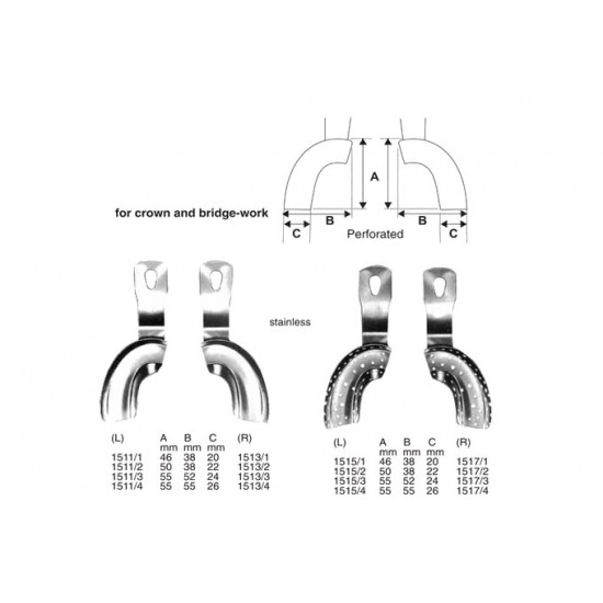  Impression Trays