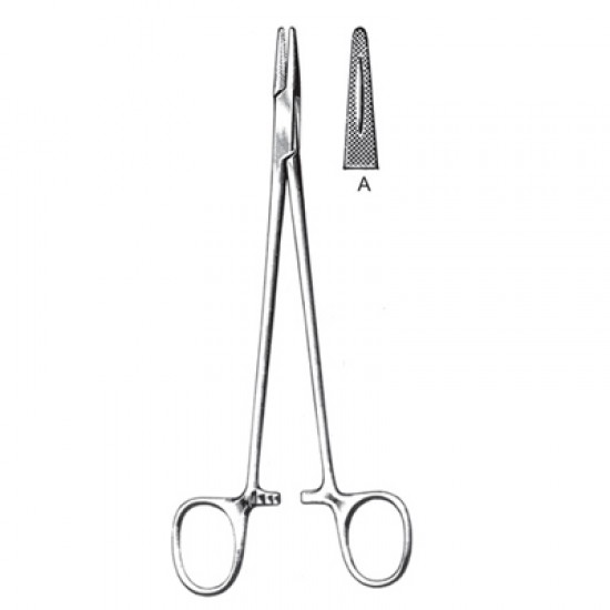 Needle Holders with Carbide Tips  Handle