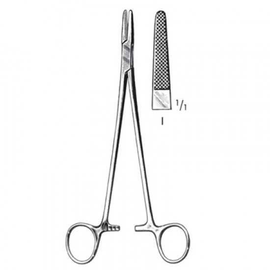 Needle Holders with Carbide Tips  Handle