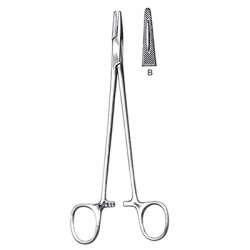 Needle Holders with Carbide Tips  Handle