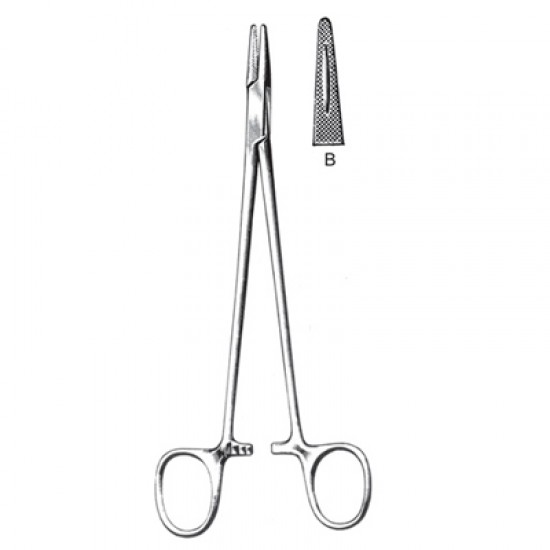Needle Holders with Carbide Tips  Handle