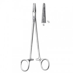 Needle Holders with Carbide Tips  Handle