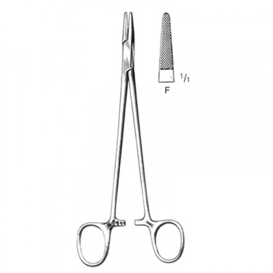 Needle Holders with Carbide Tips  Handle