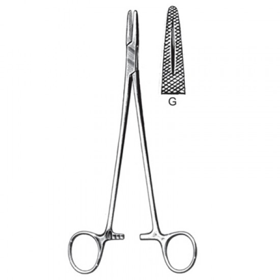 Needle Holders with Carbide Tips  Handle